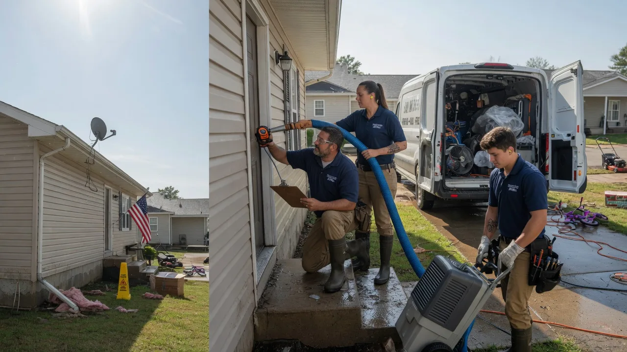 Ceiling Water Damage Restoration in Sutter, IL near me